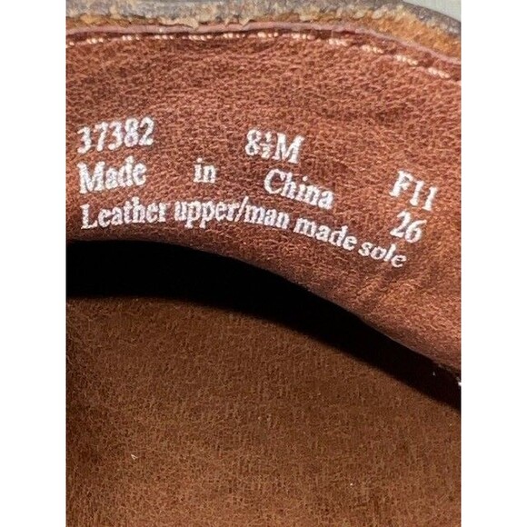 Clarks Wallabee Chukka Boots Lo Brown Beeswax Leather Men Size 8.5M main image 4